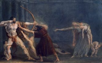 Hercules Firing Arrows at his Children by Antonio Canova